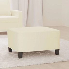Poggiapiedi Crema 70x55x41 Cm İn Similpelle /