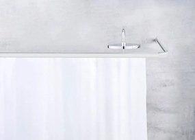 Asta per tende da doccia in argento lucido Era - Wenko