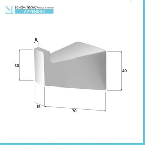 Set con appendino, porta rotolo e porta salviette a muro cromo Giza