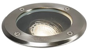 Faretto da giardino moderno in acciaio orientabile IP65 - Delux