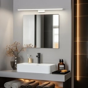Brilagi - Specchio da bagno con illuminazione a LED VESTRA LED/15W/230V 80 cm IP44 bianco