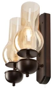 Brilagi - LED Applique COTTAGE 2xE14/40W/230V faggio/marrone