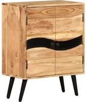 Credenza 57x34x75 cm in Legno Massello di Acacia cod mxl 19939