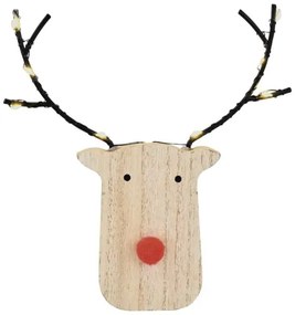 Decorazione natalizia LED 8xLED/2xAAA renna