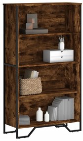 Libreria Rovere Fumo 80x31x137,5 Cm İn Truciolato /