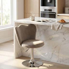 TAZ - sgabello moderno in velluto