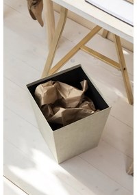 Cestino per la spazzatura beige Sofia Canvas Paper Laminate – Bigso