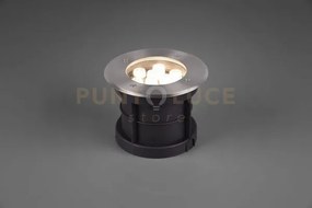 Belaja faro segnapassi incasso carrabile led da esterno tondo accia...