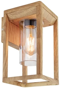 Applique moderno da esterno Candela marrone IP44 1X E27 GLOBO