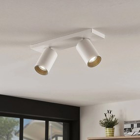 Faretto da soffitto Arcchio Brinja, angolare, bianco, a 2 luci, GU10