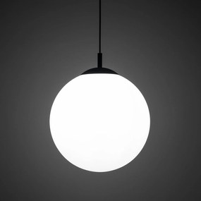 TK Lighting Lampada a sospensione Esme, vetro opalino, 1 luce, Ø 35 cm