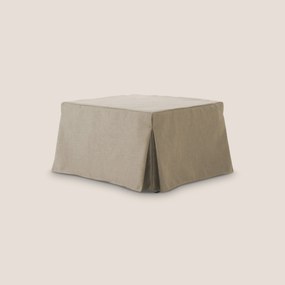 TIP-TOP Pouf LETTO in TESSUTO impermeabile T13 beige
