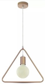Lampadario su filo 1xE27/60W/230V triangolo