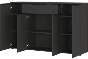 Cassettiera bassa antracite 161x101 cm Mailand - Germania