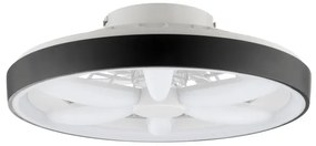 Brilliant - Ventilatore a soffitto LED RGBW GAIANO LED/48W/230V nero +DO