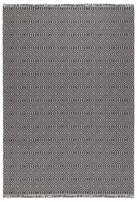 Tappeto in cotone grigio, 150 x 220 cm Casa - Oyo home