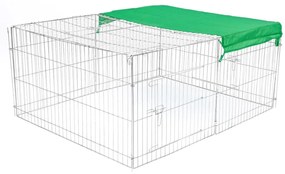 Recinto Per Animali Da Esterno Castle 144x112x60 Cm İn Metallo /