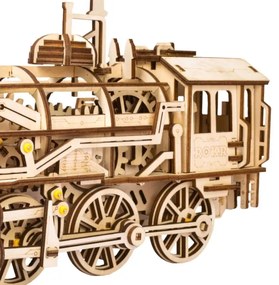 RoboTime - 3D puzzle meccanico in legno Locomotiva a vapore