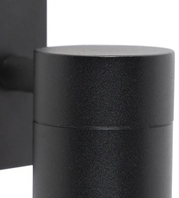 Lampada da parete per esterni smart nera incl. WiFi GU10 IP44 - Solo