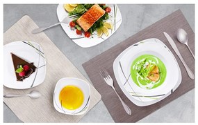 Posate argentate in acciaio inox 24 pz Satin – Orion