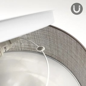 Plafoniera SIRJA 2xE27/15W/230V Ø 45 cm marrone