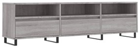 Mobile porta tv grigio sonoma 150x30x44,5 cm legno multistrato