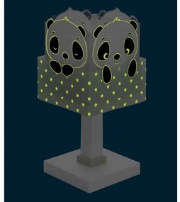 Dalber 63161H - Lampada per bambini PANDA 1xE14/40W/230V verde