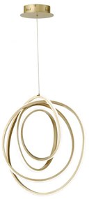 Lampada a sospensione GOLDEN in metallo verniciato Oro a LED 50 cm