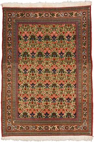 Ghom Tappeto persiano 150 x 100 Marrone (Iran) Annodato A Mano
