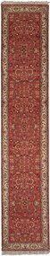 Sarouk Tappeto 410 x 80 Rosa (Indian) Annodato A Mano