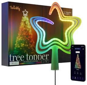 Twinkly TWTT030SPP-GUSB - Stella di Natale dimmerabile RGB a LED 76xLED USB Wi-Fi