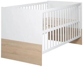 Lettino bianco con sponde rimovibili/con altezza regolabile 70x140 cm Gabriella – Roba