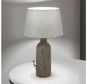 Orion LA 4-1226 - Lampada da tavolo ORCHID 1xE27/40W/230V ceramiche marrone/grigio