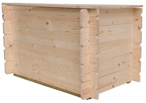 Baule Cassapanca Giunone in legno legno L 98 x H 54 cm