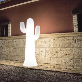 Lampada da terra LED da terra Pancho bianco, luce bianco freddo 1800 lumen NEWGARDEN