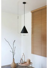 Duolla - Sospensione a cavo IRONLINE 1xG9/3W/230V Ø 25 cm, nero