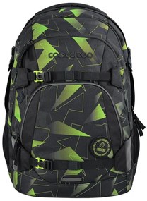 Zaino scuola coocazoo MATE, Lime Flash, certificato AGR
