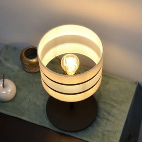 LED Lampada da tavolo HELEN 1xE27/15W/230V color crema/nero/oro