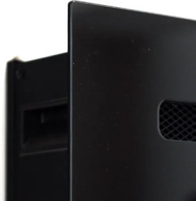 Camino elettrico caminetto da parete a incasso CHICAGO L101,6 x P14 x H54,6