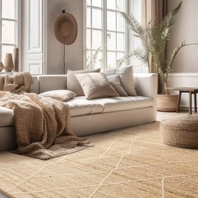 Tappeto in lana di colore naturale 200x290 cm Noah - Asiatic Carpets