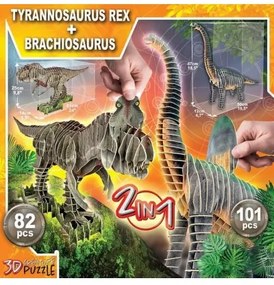 Puzzle 3D Educa Dinosauri Puzzle x 2