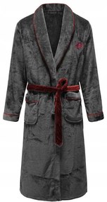 Accappatoio Roger Women Grey Red M