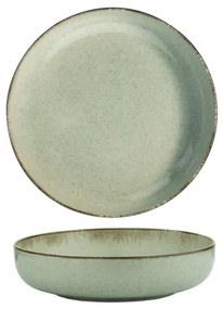 Servizio di piatti 24 pezzi, verde/porcellana