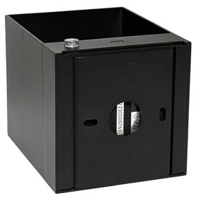 Lampada da parete nera con LED e dimmer touch ricaricabile - Joris