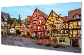 Quadro di vetro Germania città vecchia baviera 100x50 cm