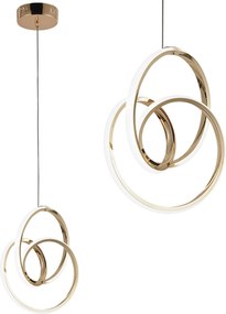 Lampada a sospensione LED G076-1CP Gold