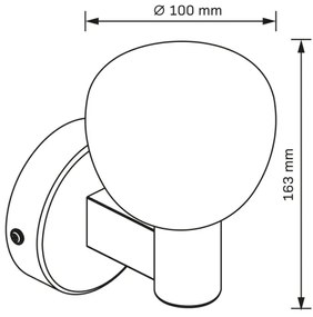 Applique da bagno POLA 1xG9/5W/230V IP44 nera/trasparente