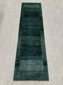 Loribaft Tappeto persiano 280 x 80 Verde (Iran) Annodato A Mano