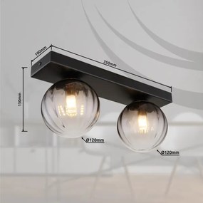 Globo 15216-2 - Plafoniera DALLERTA 2xG9/10W/230V