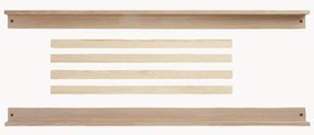 Set per estensione letto per bambini in legno di quercia fatto a mano Eli 6 pz